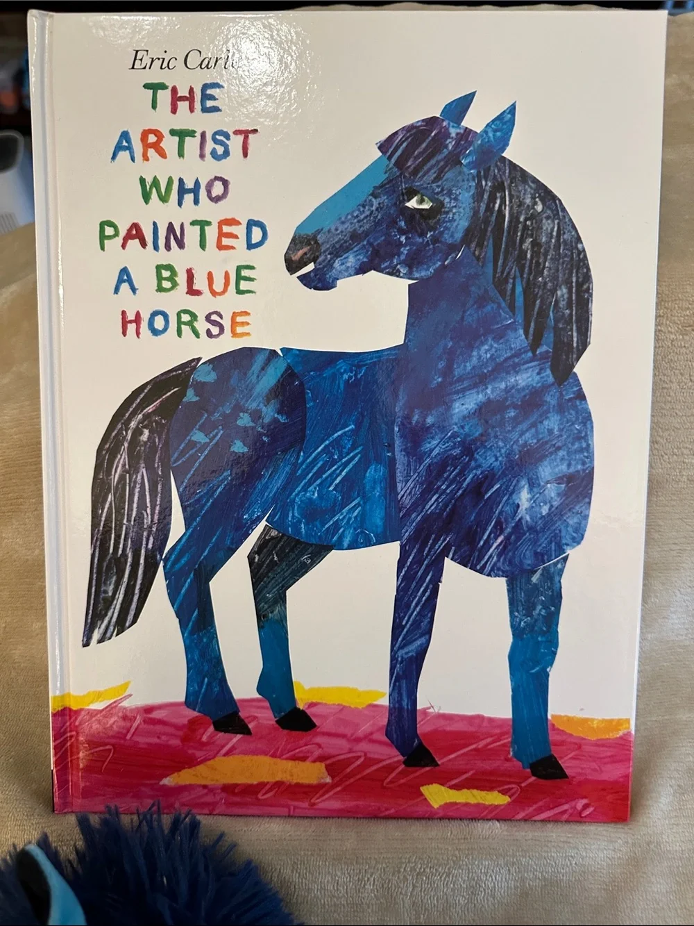The Artist Who Painted A Blue Horse book and stuffie set! - Eric Carle Inspired